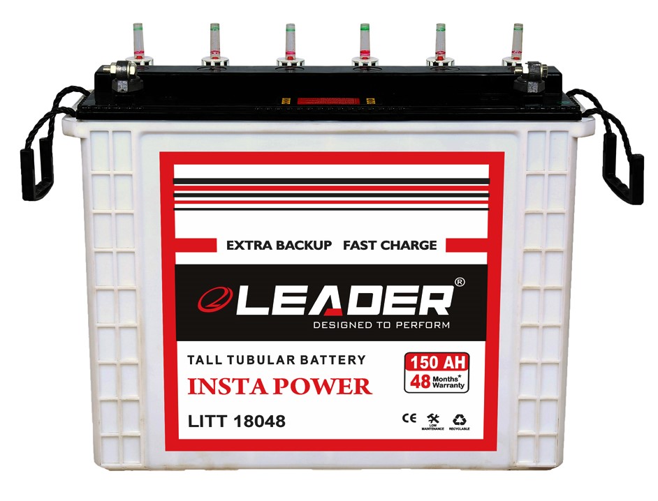 Leader 150Ah Tall Tubular Inverter Battery Chennai